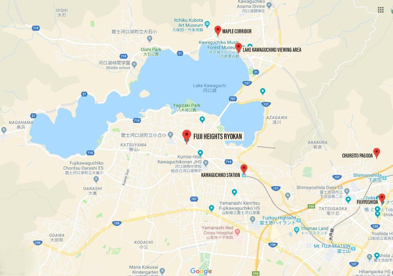 Ryokan Fuji Heights فوجيكاواجوتشيكو المظهر الخارجي الصورة